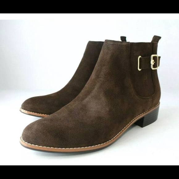 Tommy Hilfiger brown suede Chelsey boot. Sz.8.5 - Picture 1 of 12